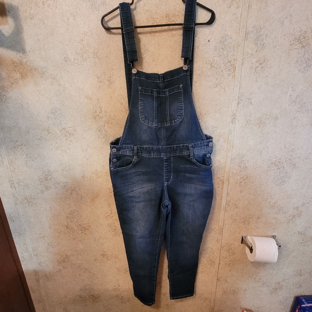 Wallflower Cropped Overalls - XL